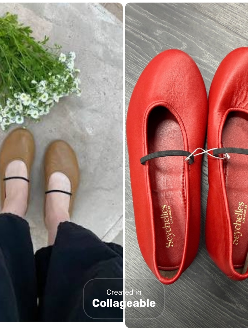 Seychelles Women's Neon Moon Cherry Red Leather Mary Jane Ballet Flats Sz 8